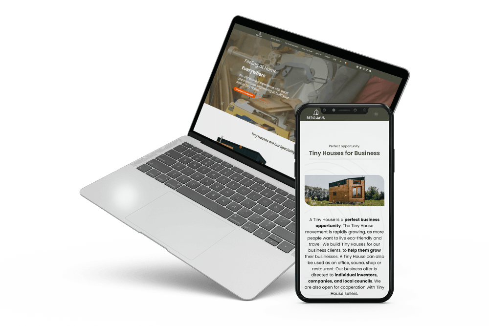 Strona internetowa Berghaus realizacja GGSolutions