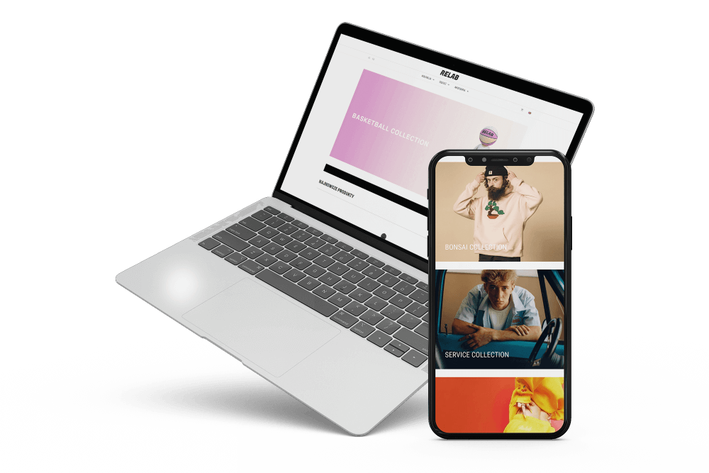 Strona internetowa relab realizacja GGSolutions