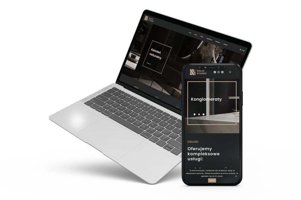 Strona internetowa solid-stones realizacja GGSolutions